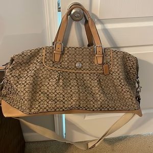 Coach Monogram Canvas Duffle Bag